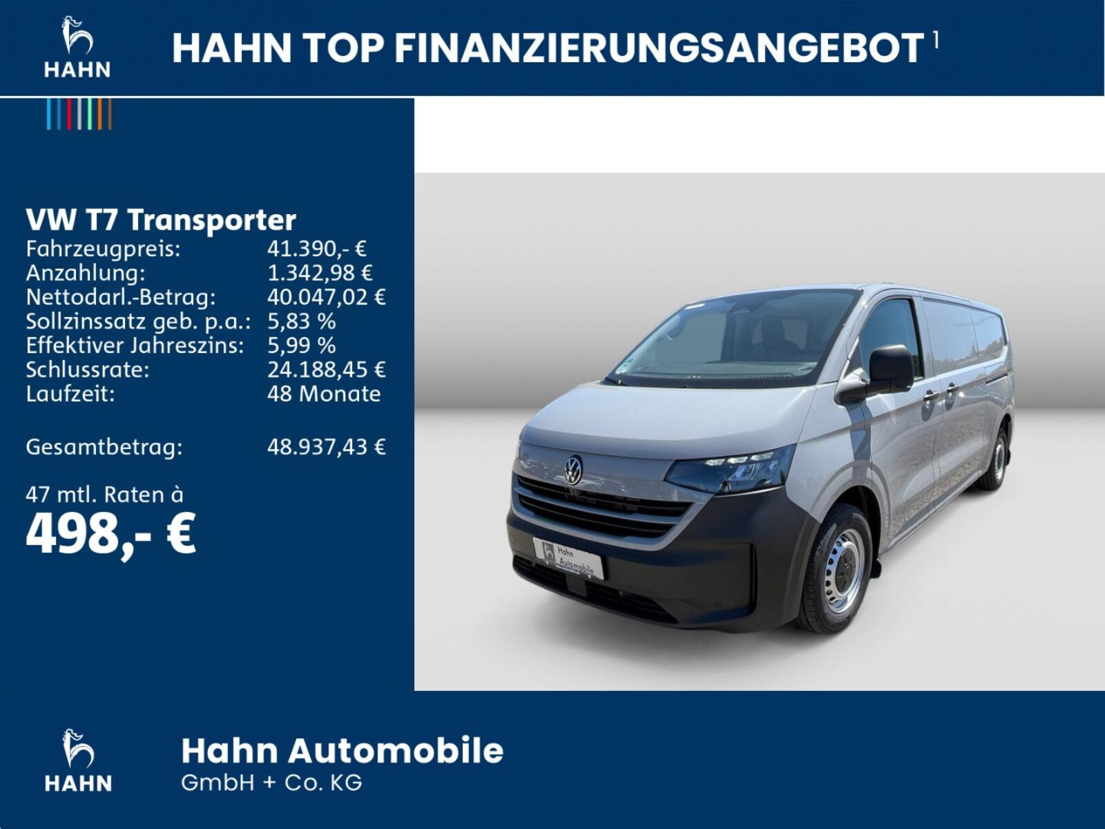Volkswagen Transporter Kasten langer Radstand – Bild 2