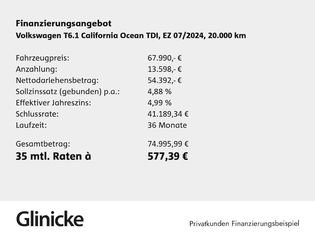 Volkswagen T6.1 California