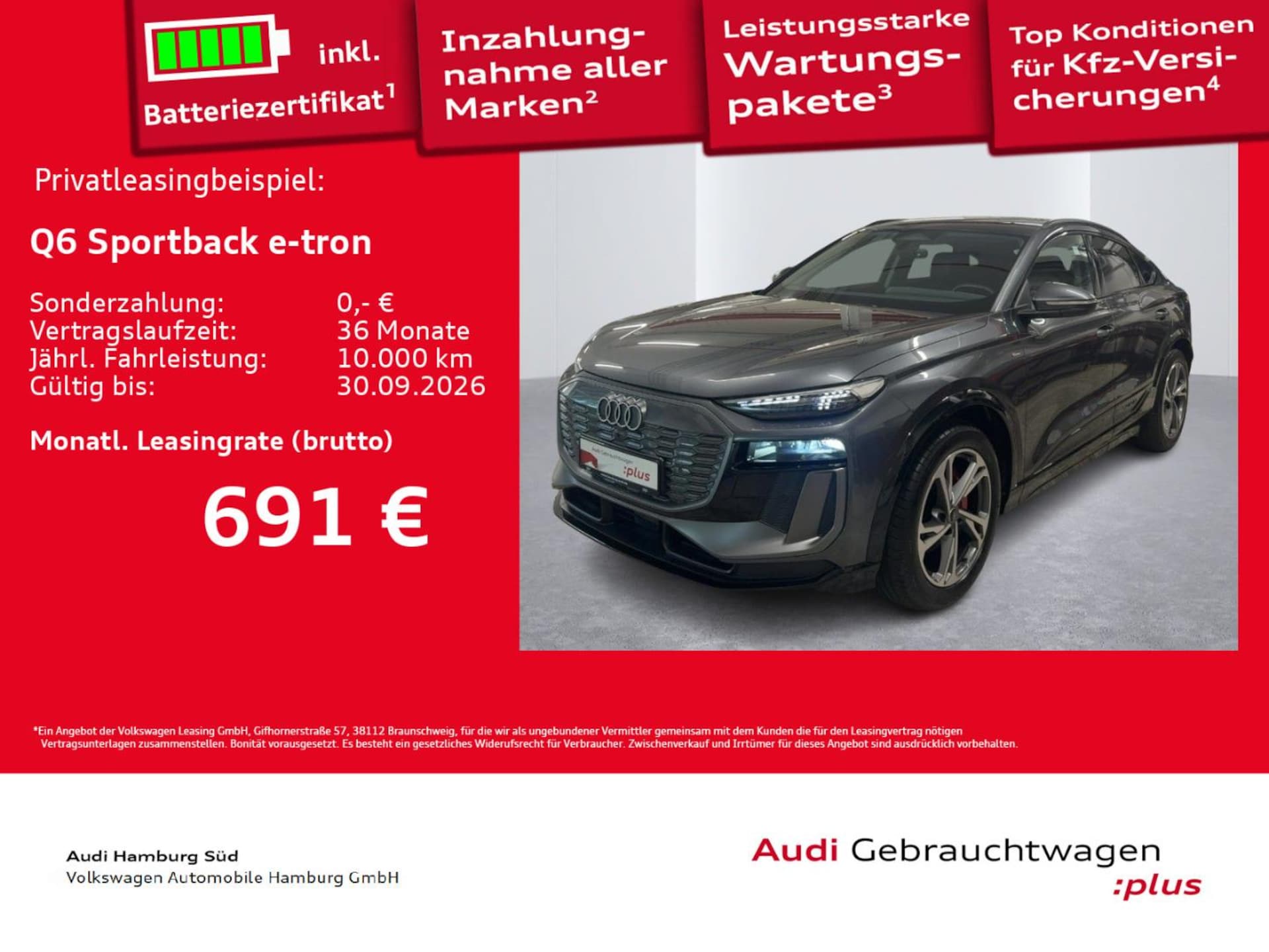 Audi Q6 Sportback e-tron