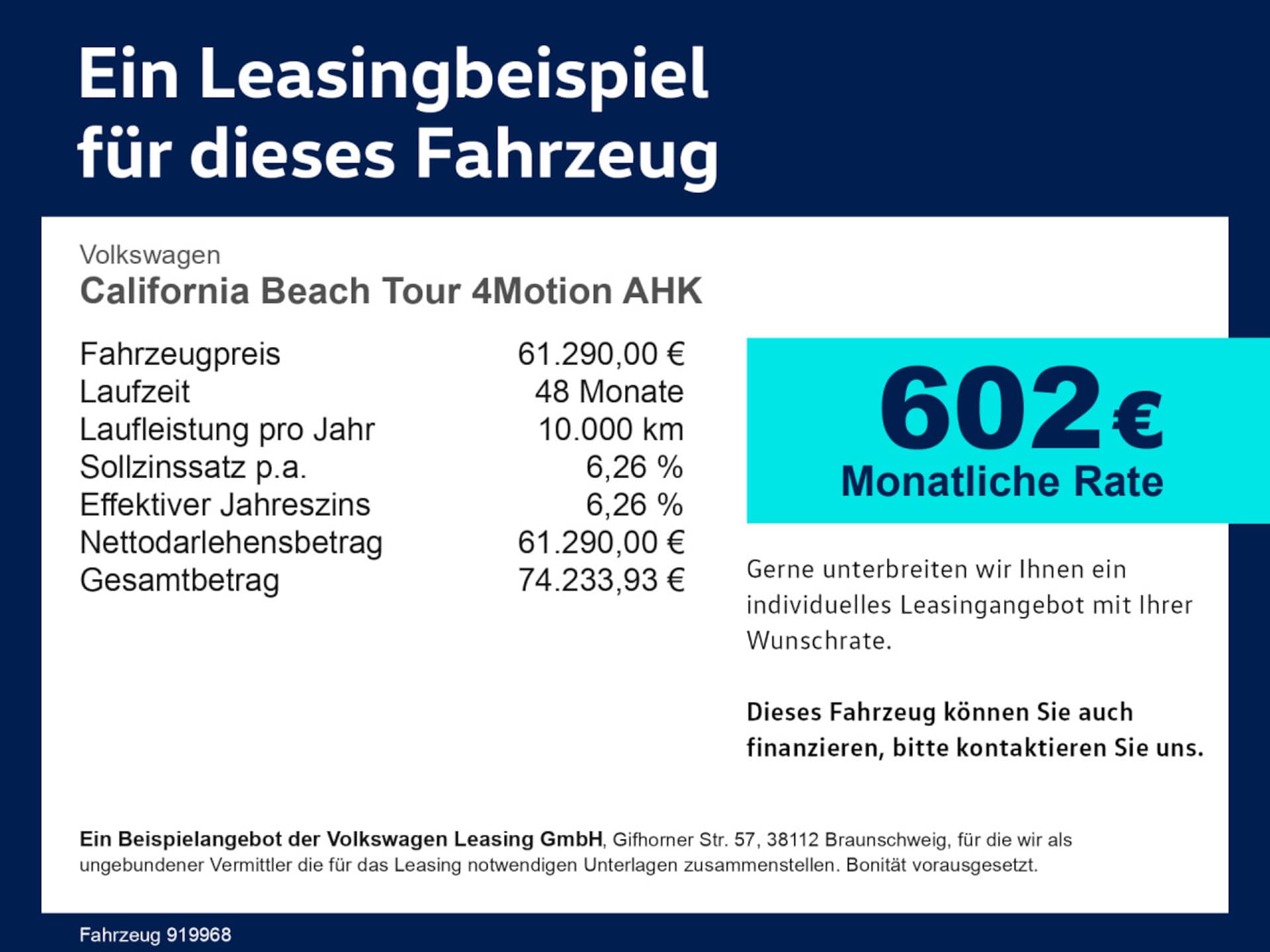 Volkswagen California Beach Camper