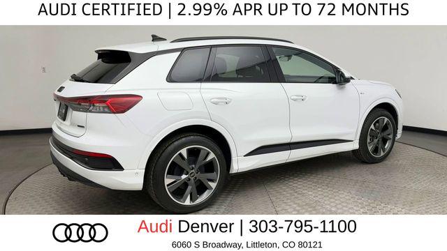 Certified 2024 Audi Q4 e-tron Premium Plus with VIN WA1L2BFZ9RP018195 for sale in Littleton, CO