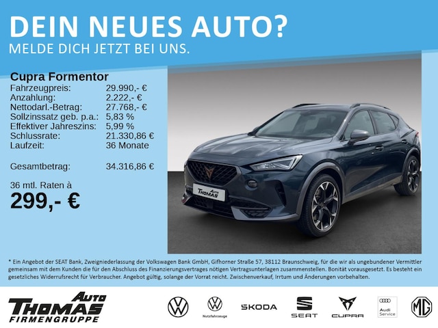 CUPRA Formentor VZ 2.0 TSI 4DRIVE DSG LED+NAVI+ACC (BN28551)