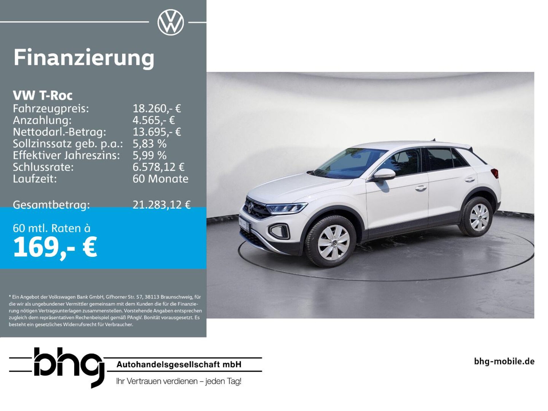Volkswagen T-Roc Basis-Modell