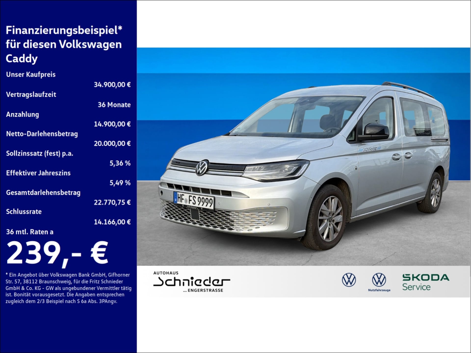 Volkswagen Caddy Maxi Life