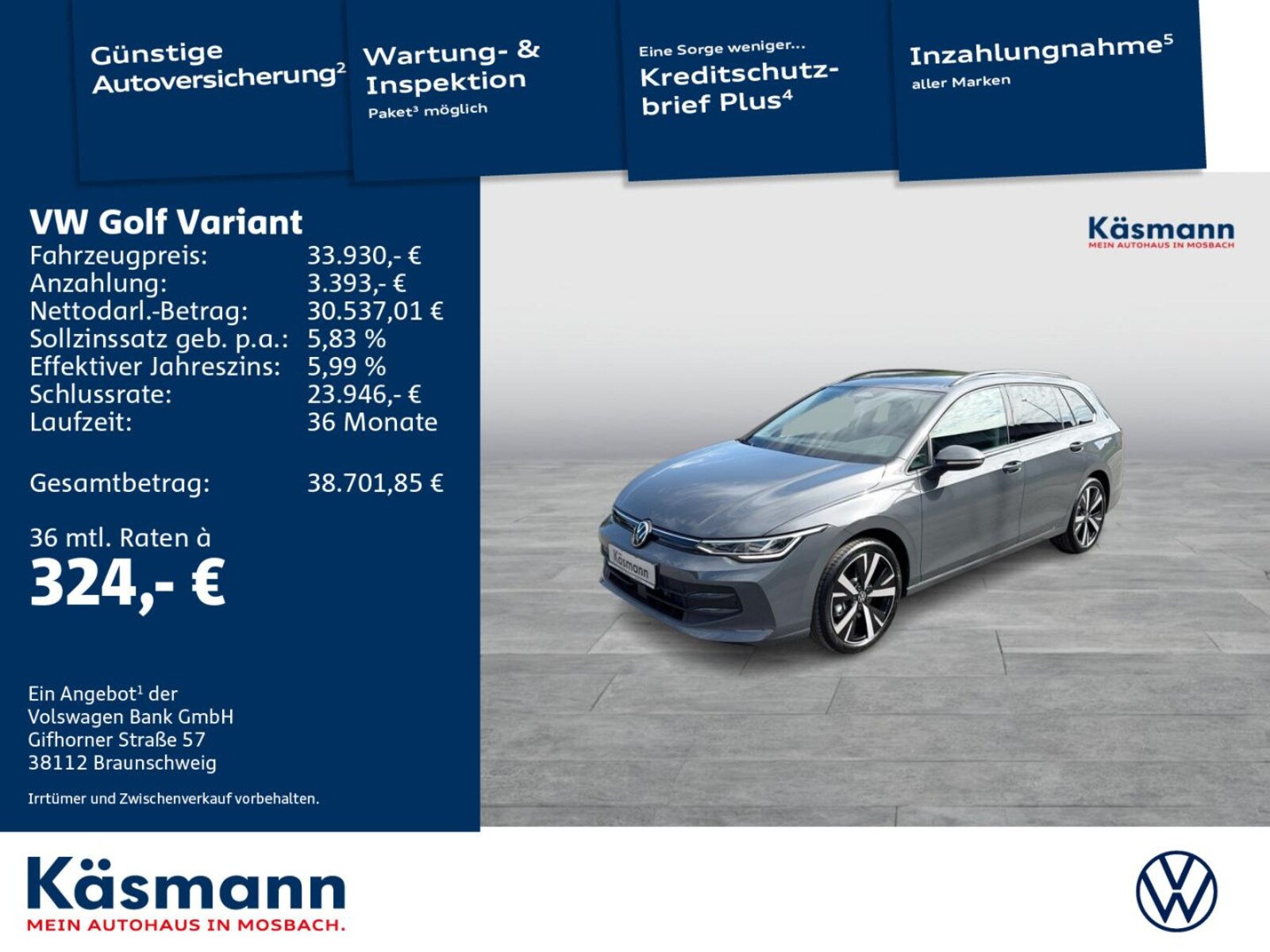 Volkswagen Golf Variant – Bild 2