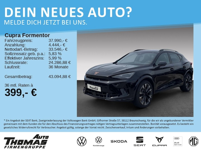 CUPRA Formentor VZ 2.0 TSI DSG+LED+NAVI+ACC+SENNHEISER (BN28465)