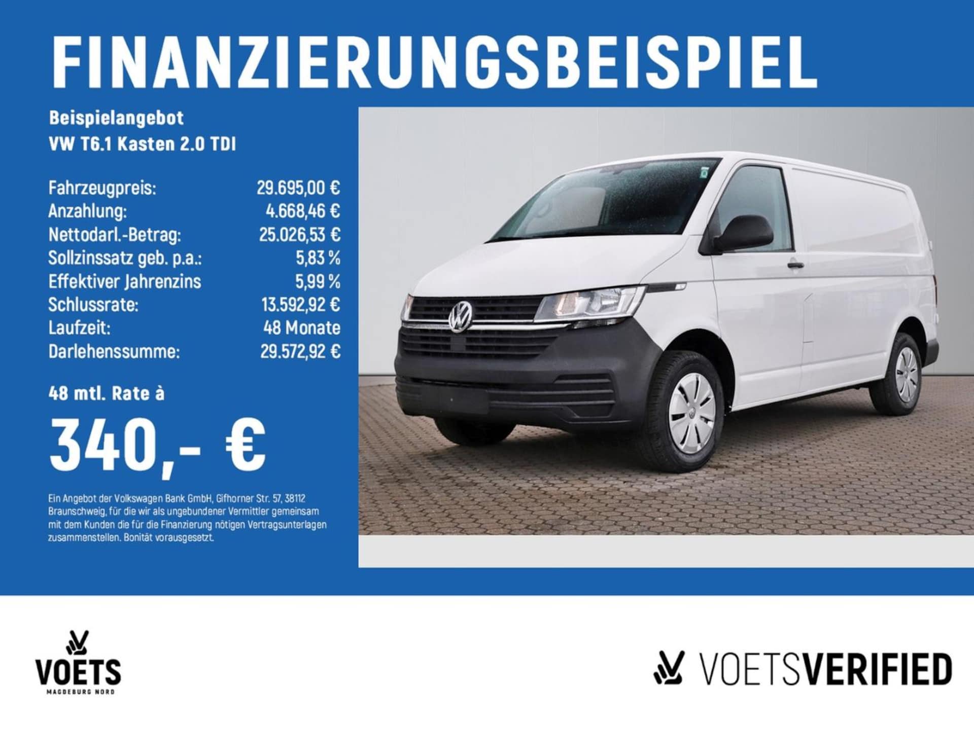 Volkswagen T6.1 Transporter Kasten kurzer Radstand