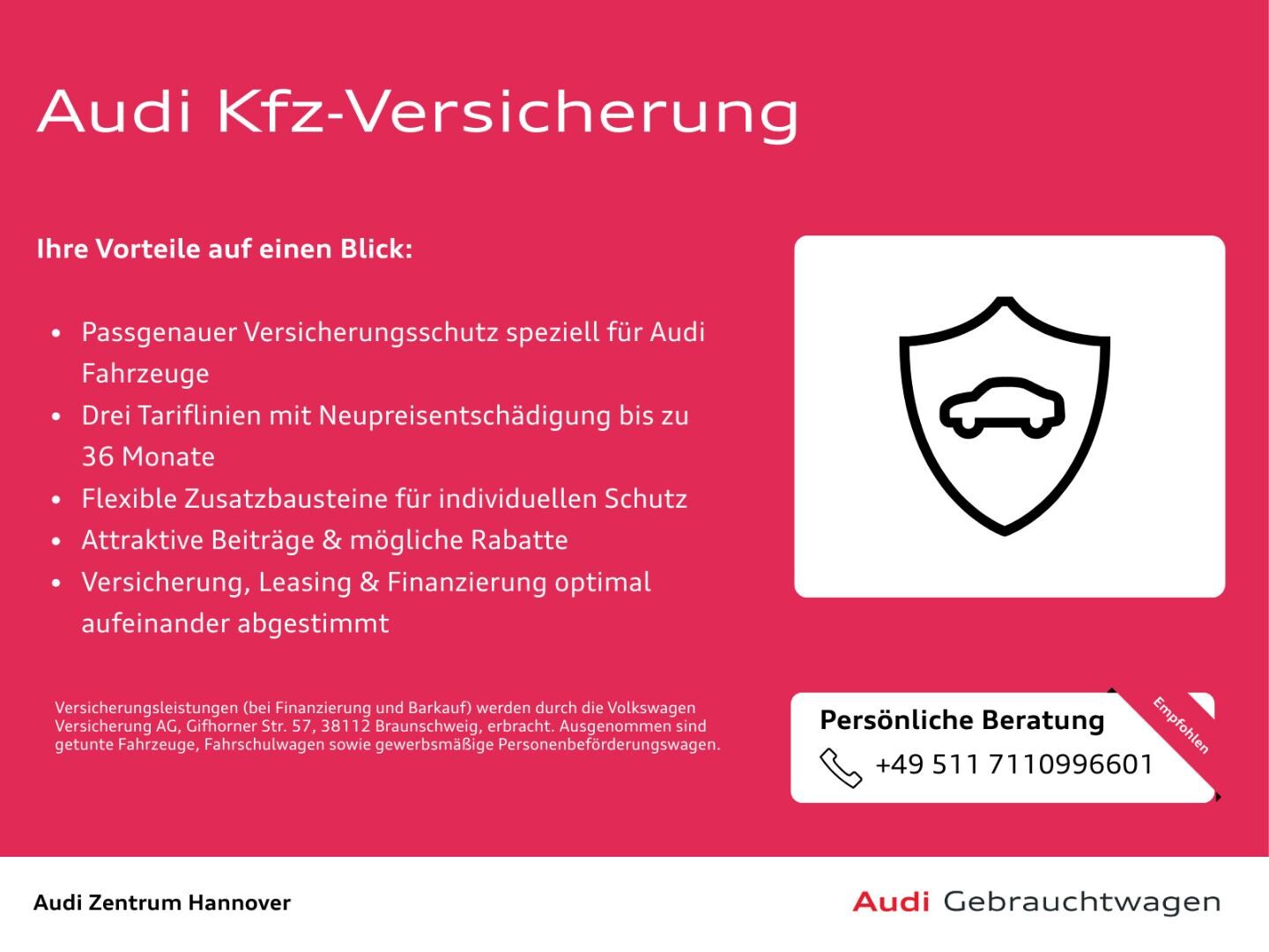 Bild über - für weitere Informationen kontaktieren Sie den Audi Partner
