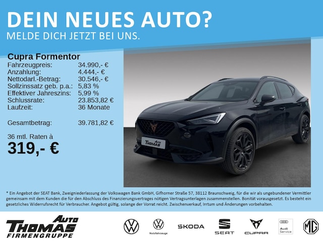 CUPRA Formentor VZ Tribe Edition 2.0 TSI 4DRIVE DSG (BN28443)