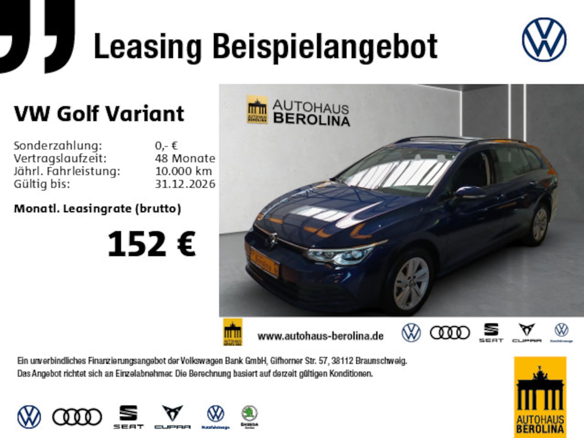 Volkswagen Golf Variant Life