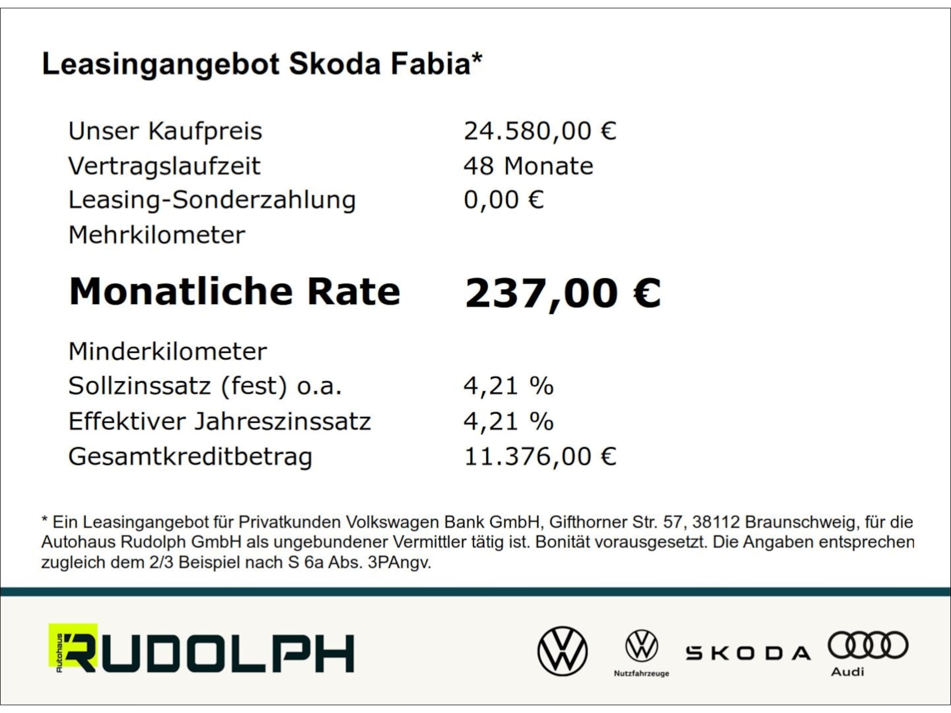 Skoda Fabia Selection
