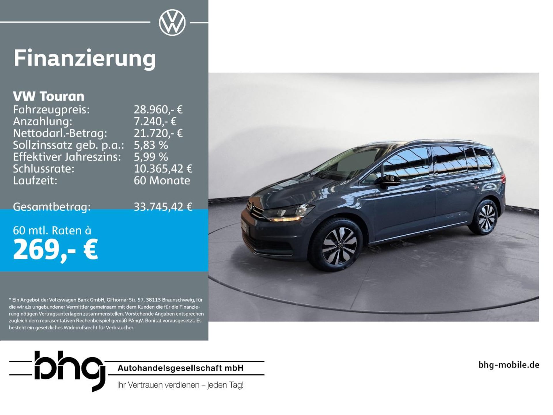 Volkswagen Touran Comfortline