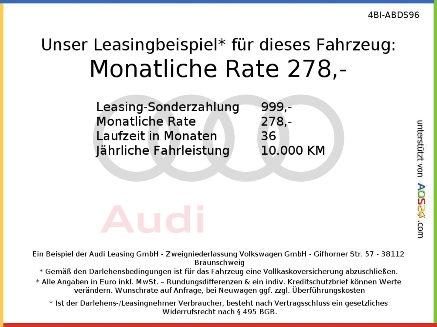Bild über Audi A3 Sportback TDI S tronic - für weitere Informationen kontaktieren Sie den Audi Partner