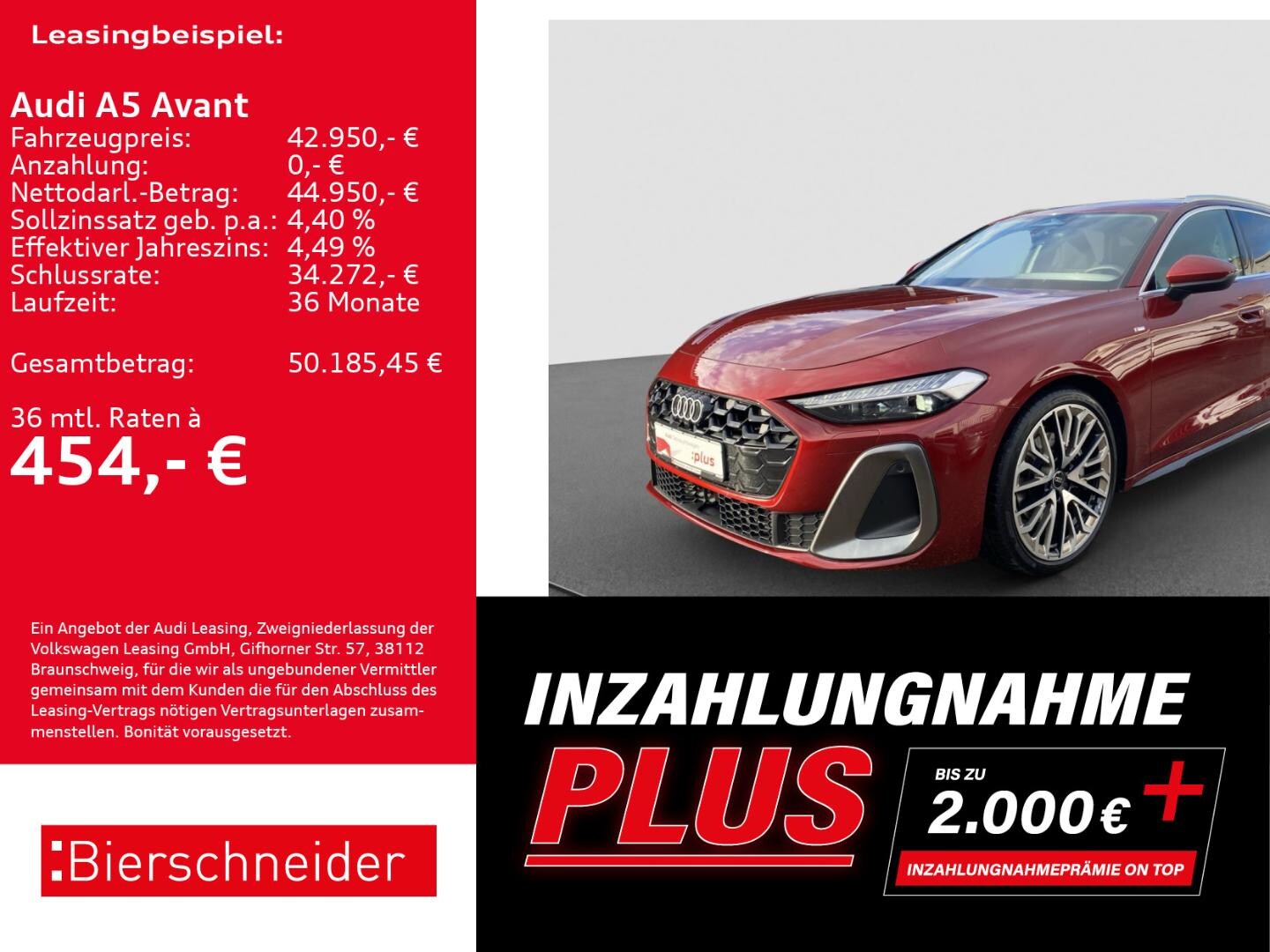 Bild über Audi A5 Avant TFSI S tronic - für weitere Informationen kontaktieren Sie den Audi Partner