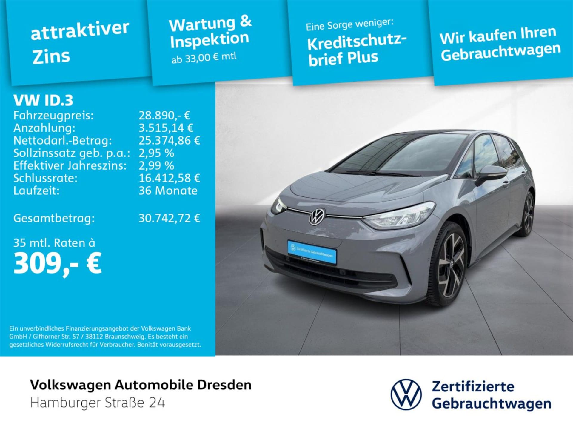 Volkswagen ID.3 MOVE Pro