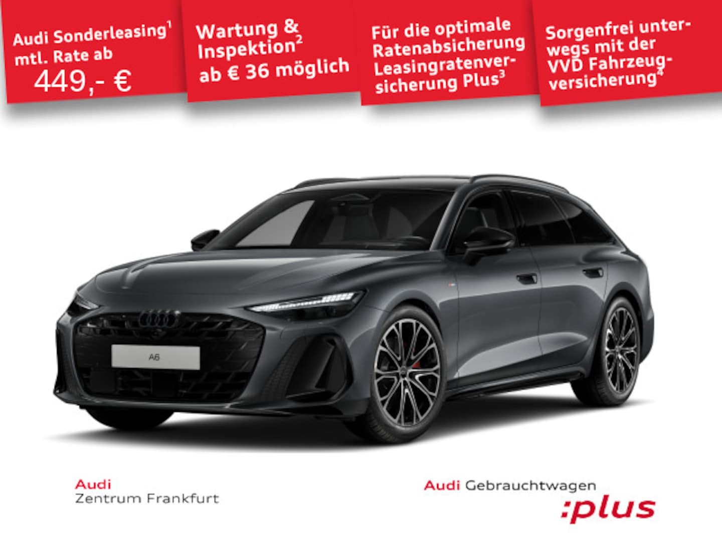 Bild über Audi A6 Avant TFSI 150 kW S tronic - für weitere Informationen kontaktieren Sie den Audi Partner