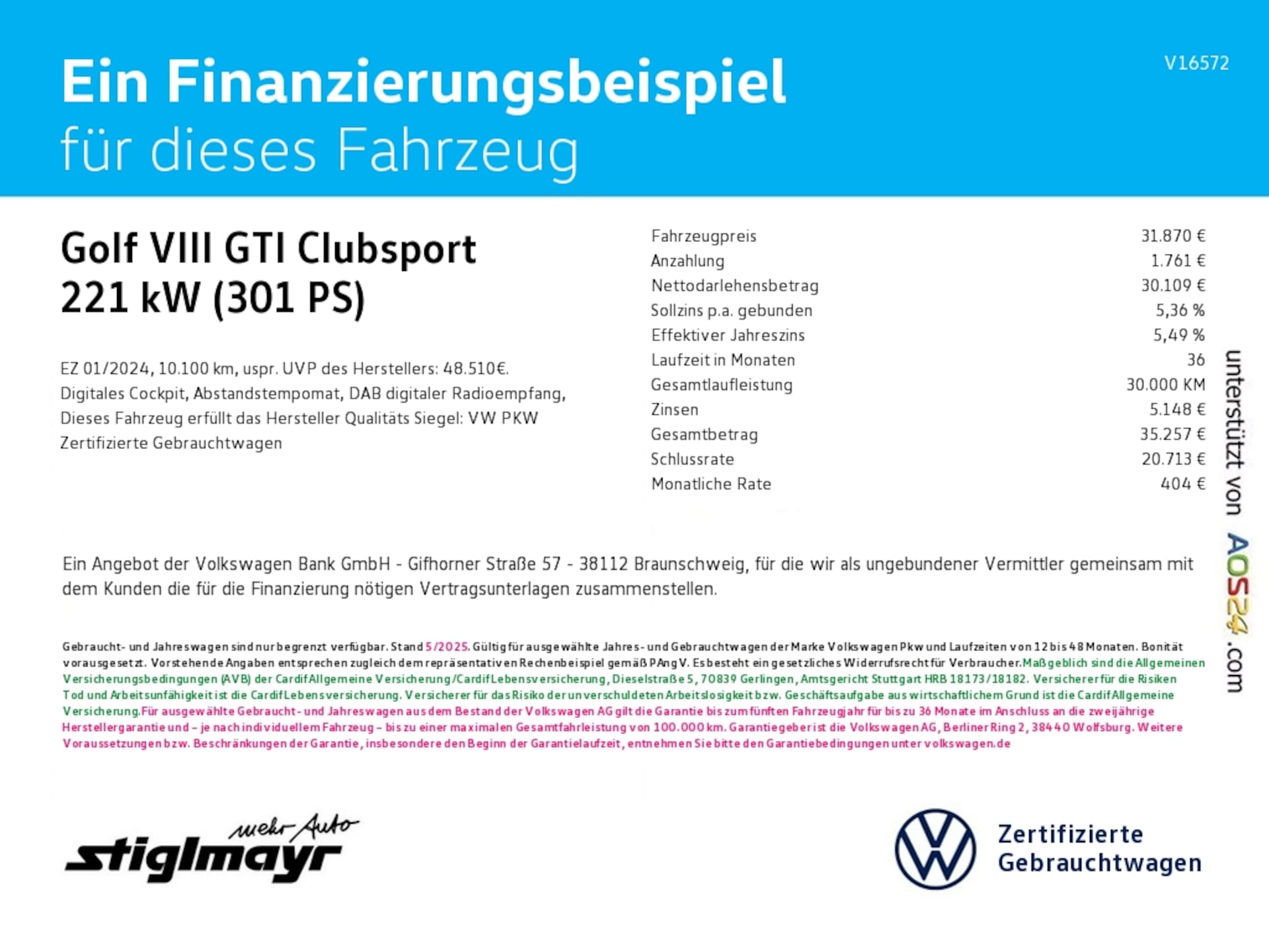 Volkswagen Golf GTI Clubsport