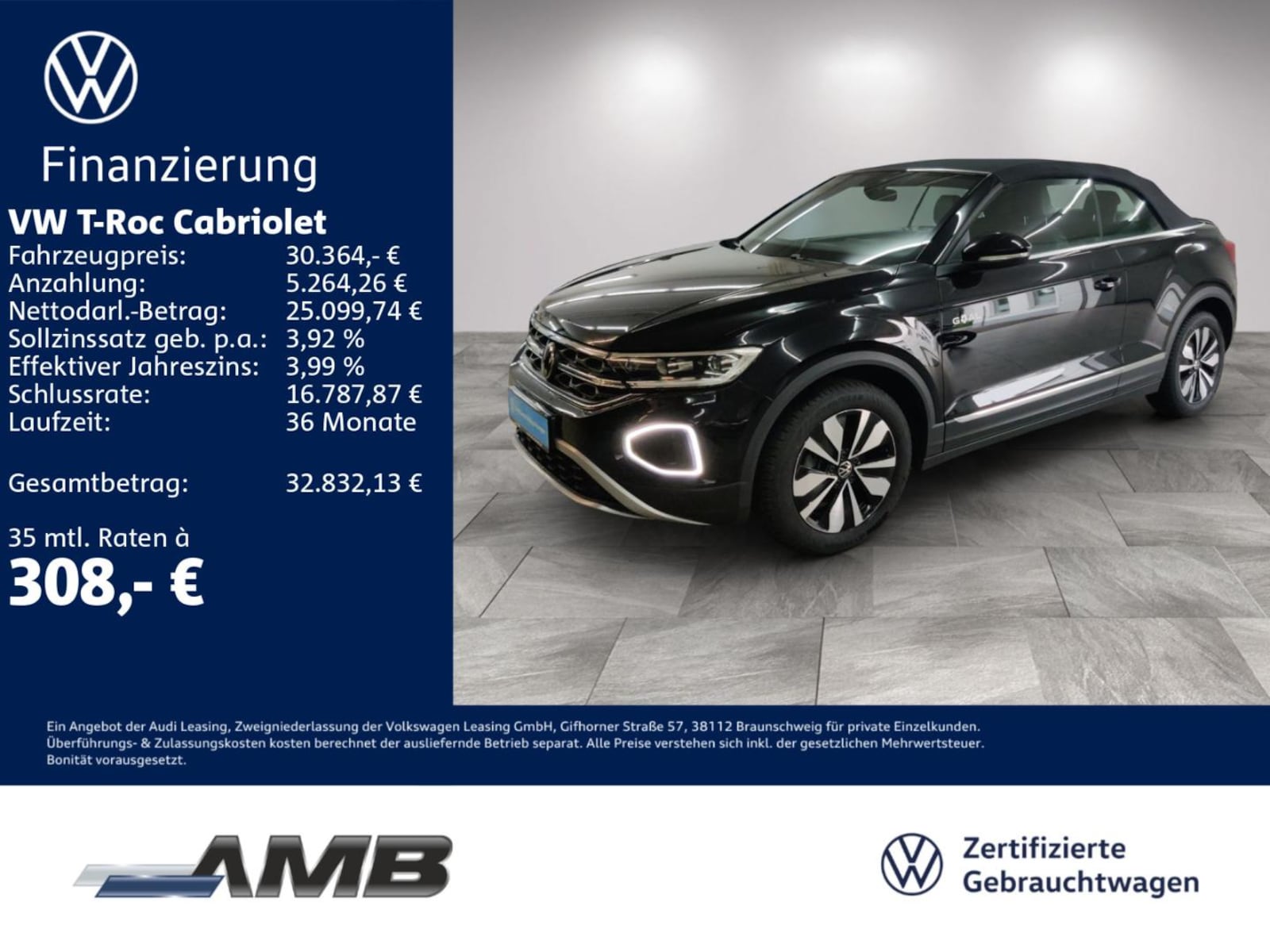 Volkswagen T-Roc Cabriolet