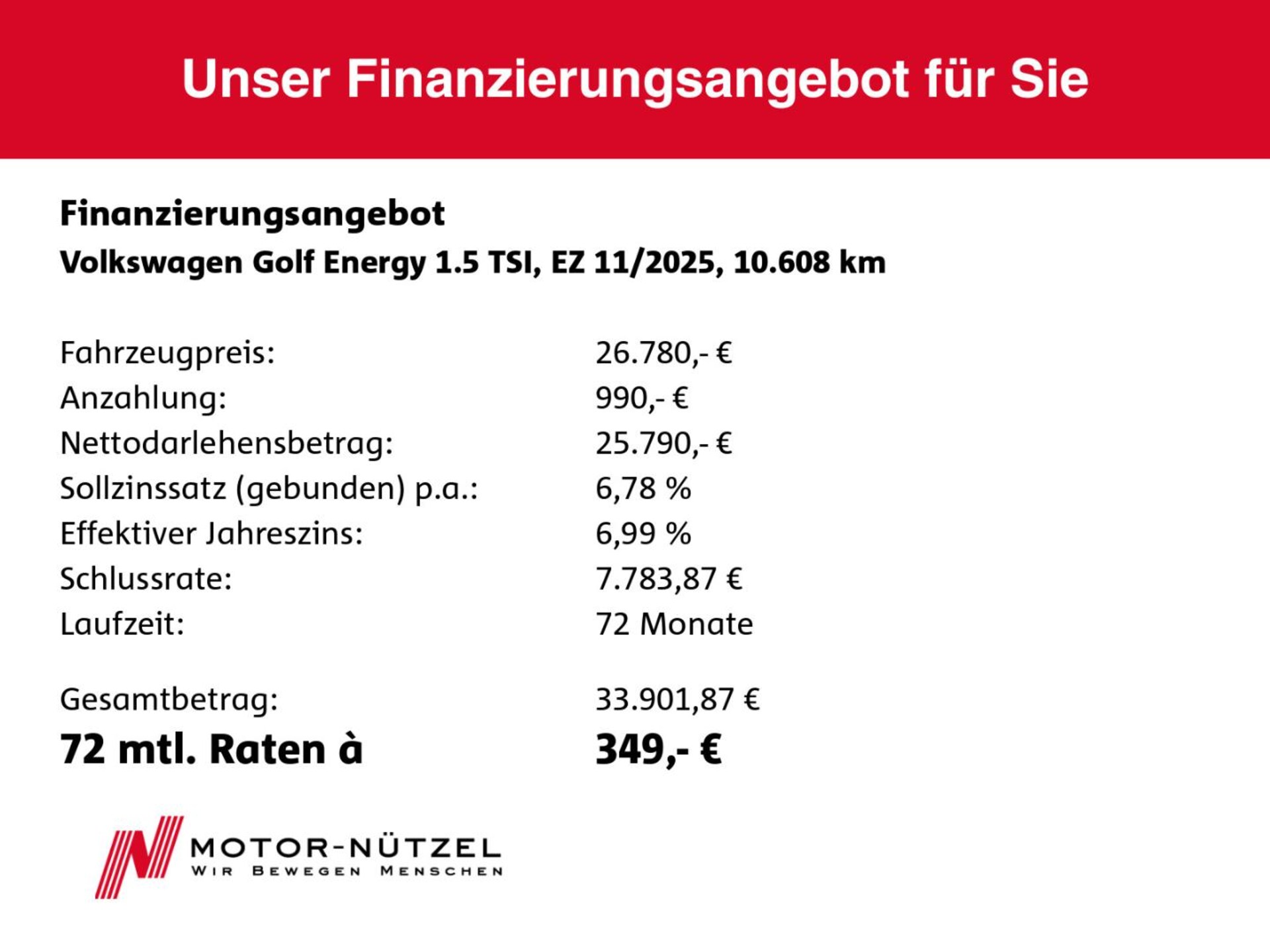 Volkswagen Golf ENERGY