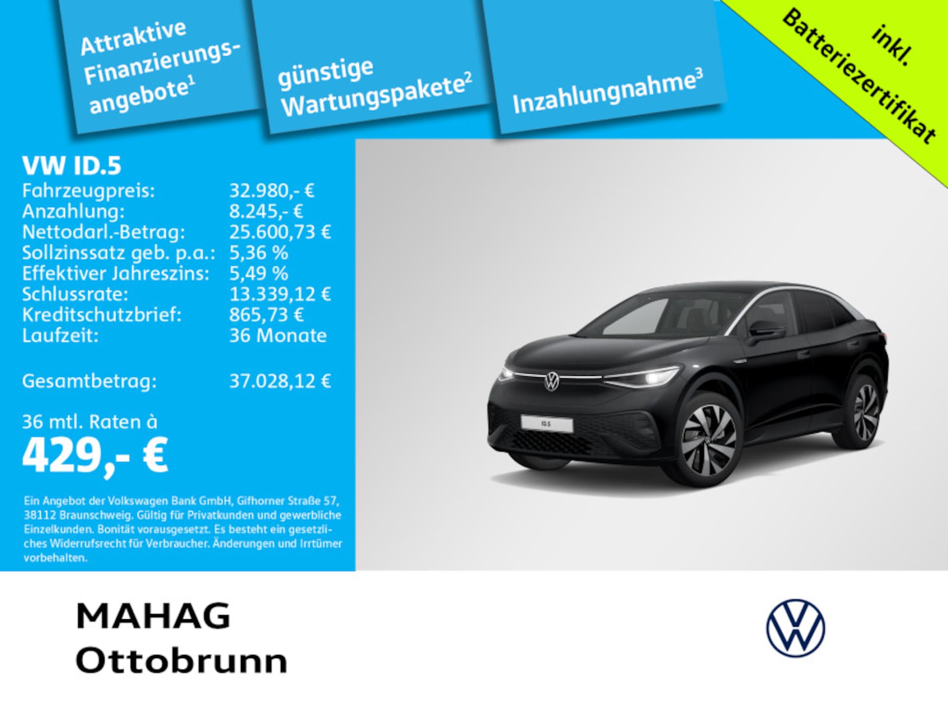 Volkswagen ID.5 Pro Performance