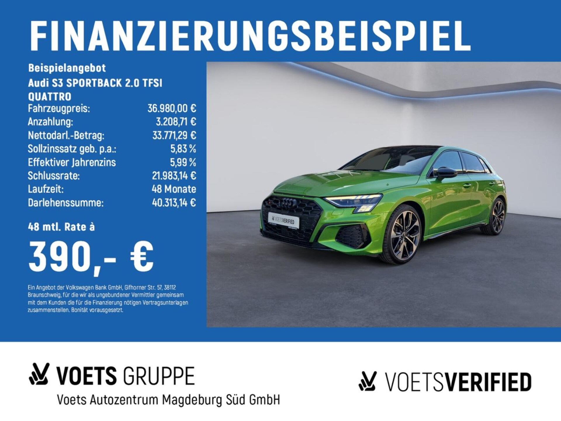 Audi S3 Sportback 2022