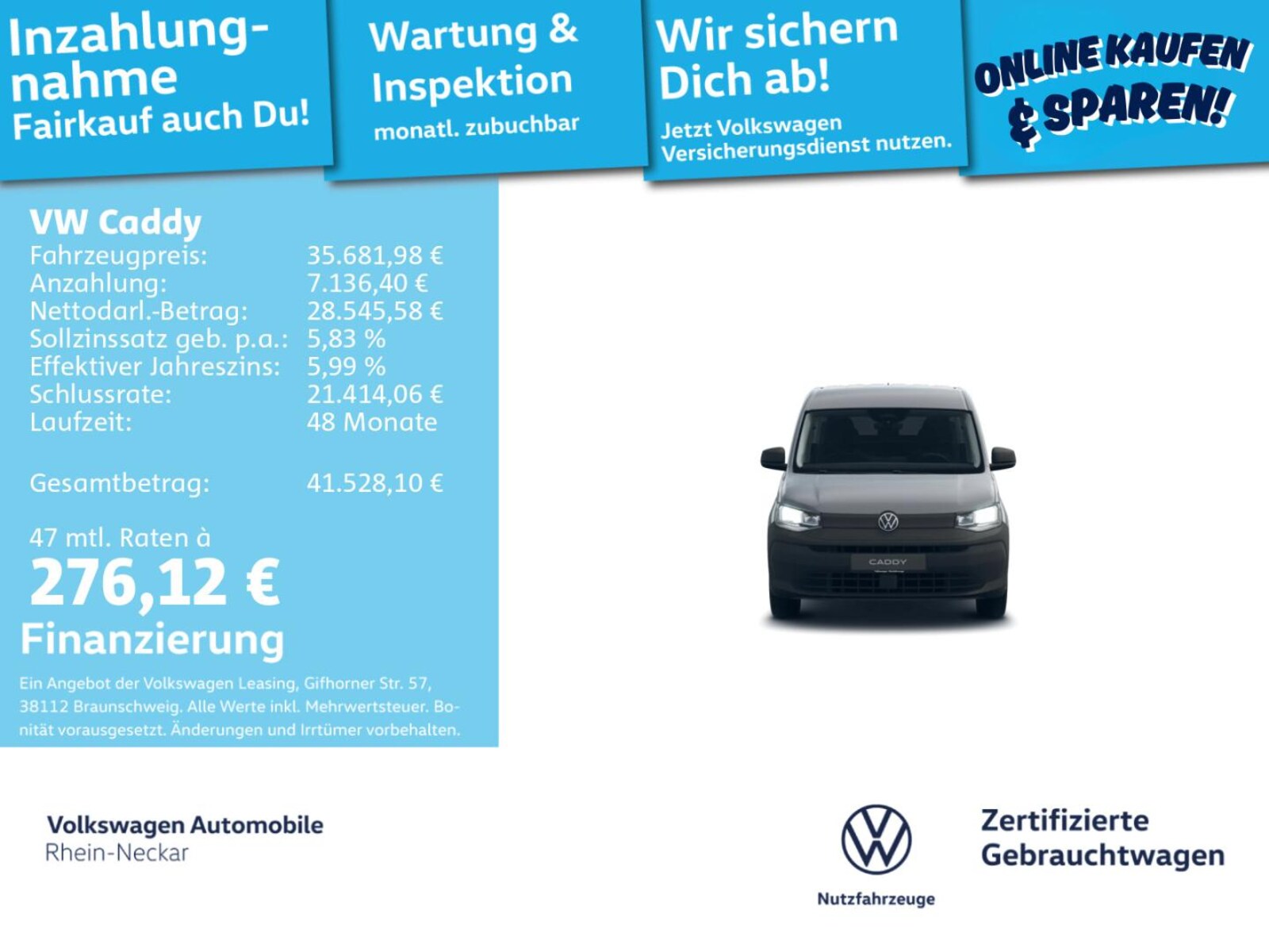 Volkswagen Caddy Kombi – Bild 2