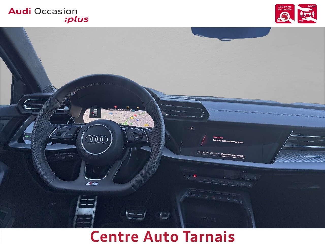 Image about Audi A3 Berline S line 35 TFSI Hybride 110 kW (150 ch) S tronic