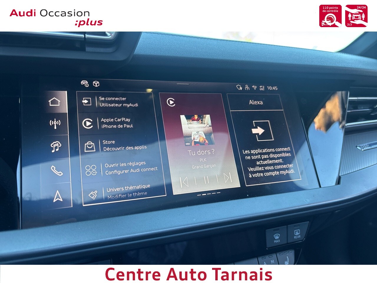 Image about Audi A3 Berline S line 35 TFSI Hybride 110 kW (150 ch) S tronic