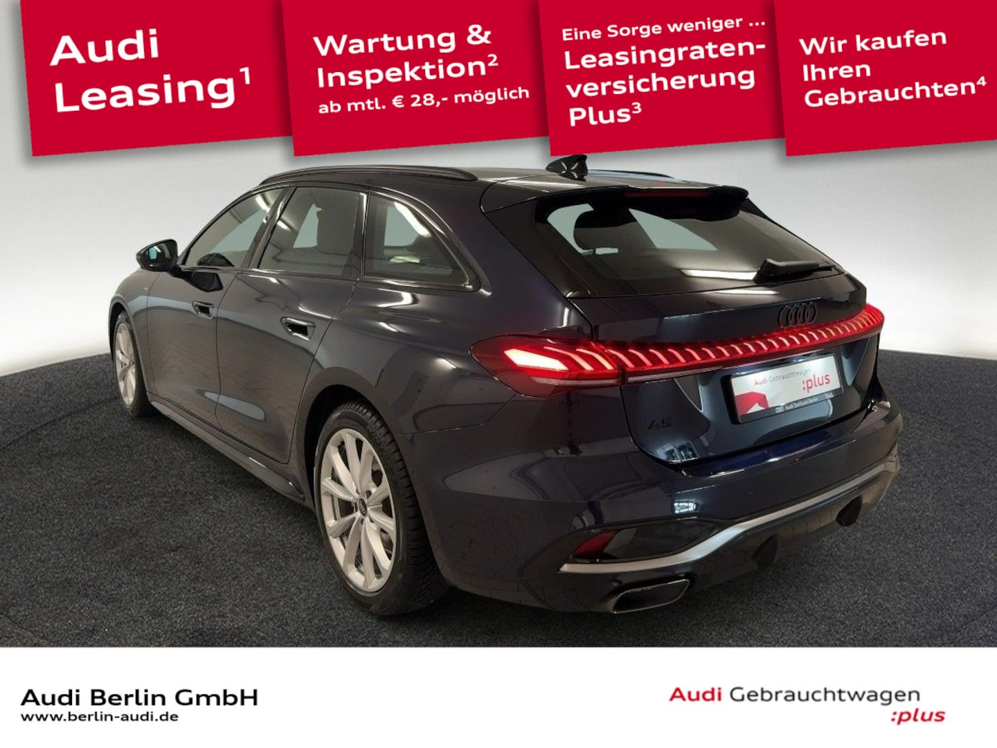 Bild über Audi A5 Avant TFSI 150 kW S tronic - für weitere Informationen kontaktieren Sie den Audi Partner