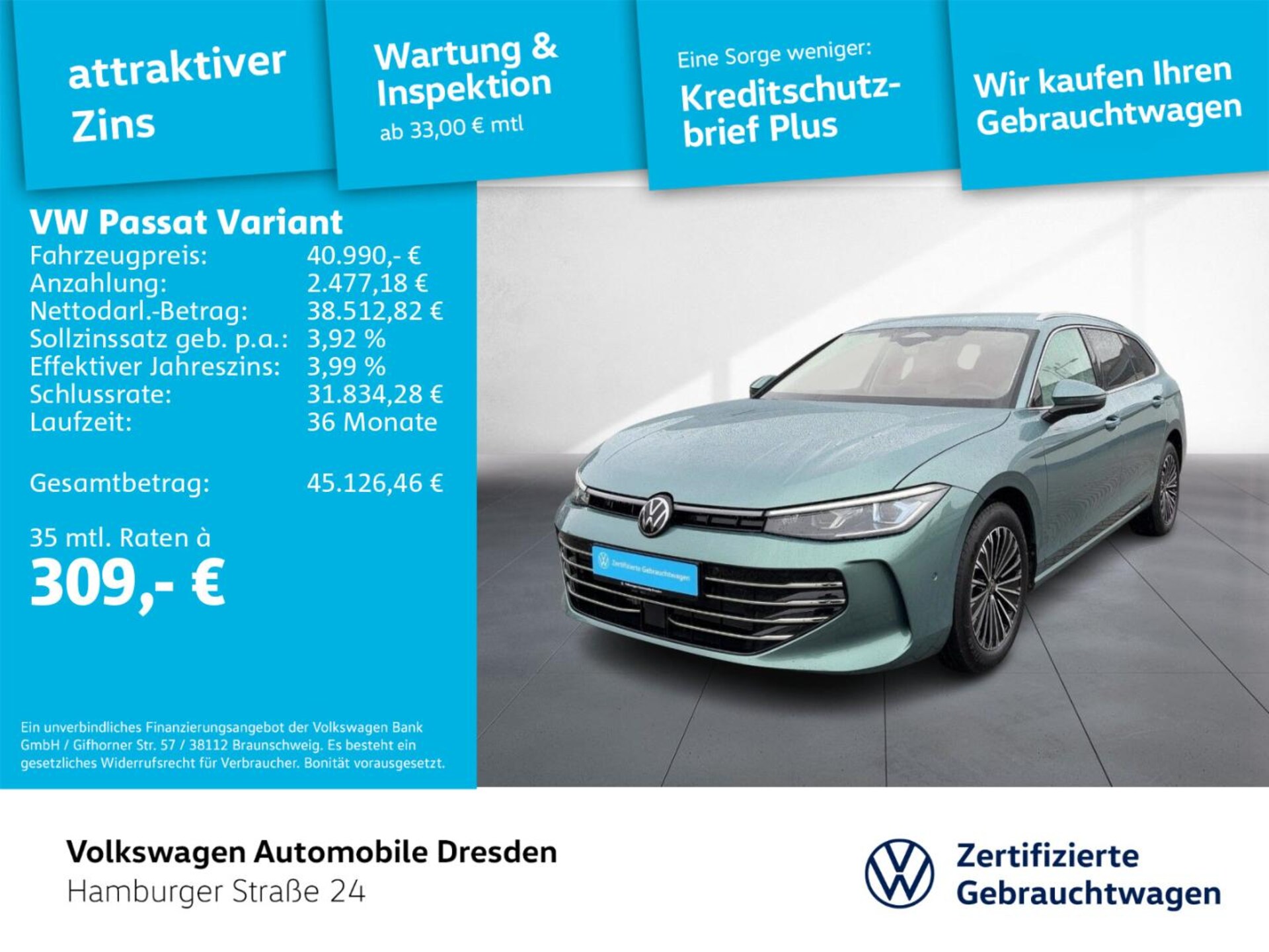 Volkswagen Passat Elegance