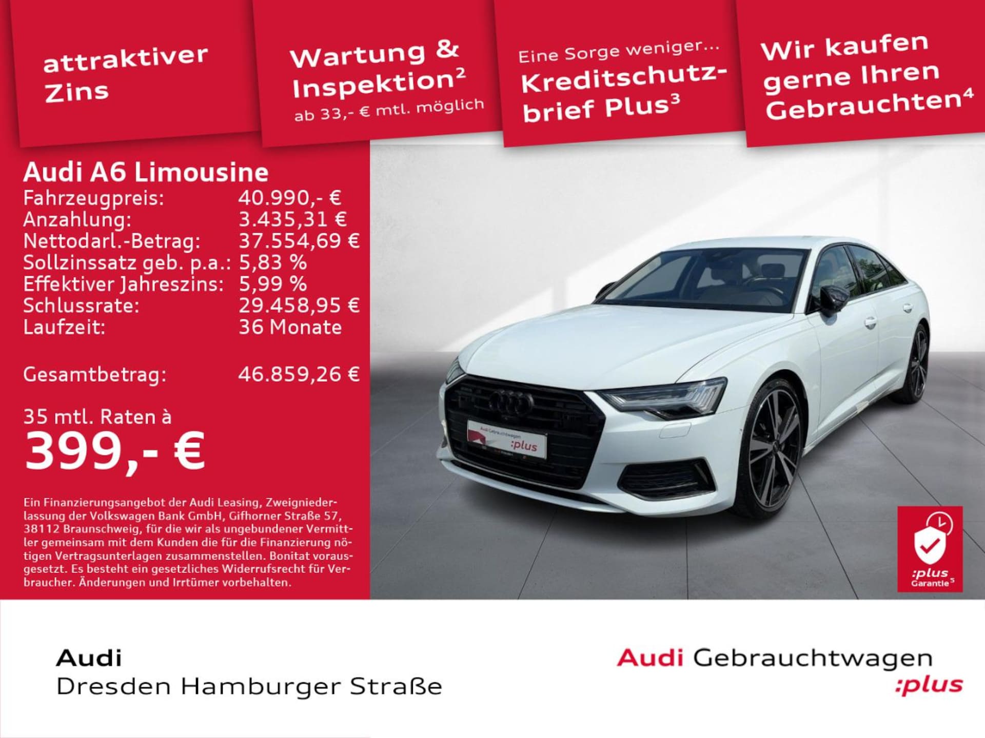 Audi A6 Limousine S line