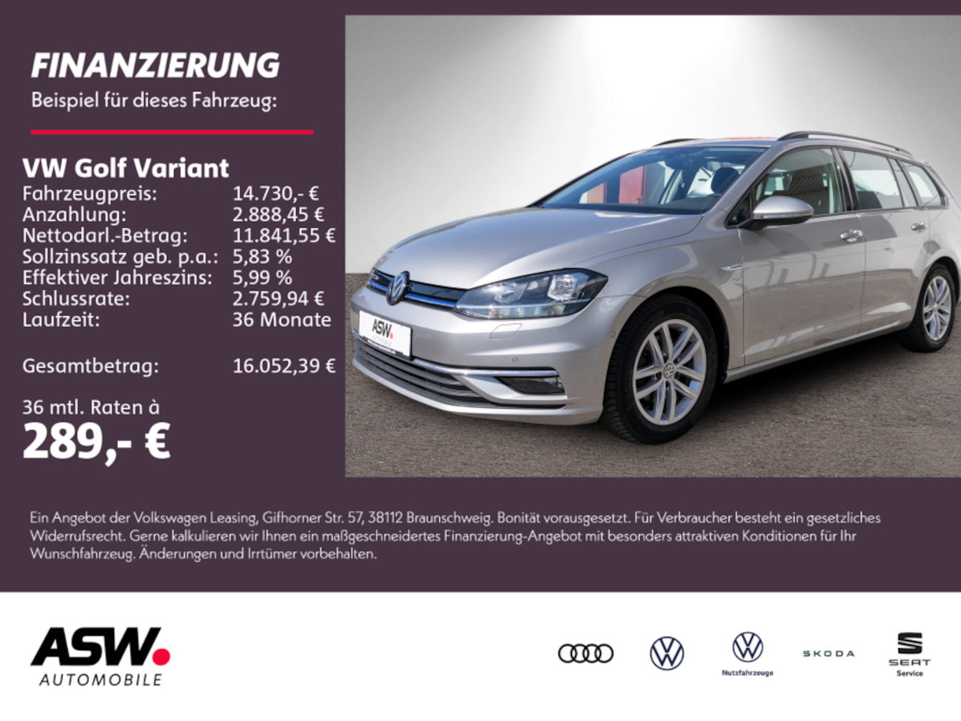 Volkswagen Golf Variant Comfortline