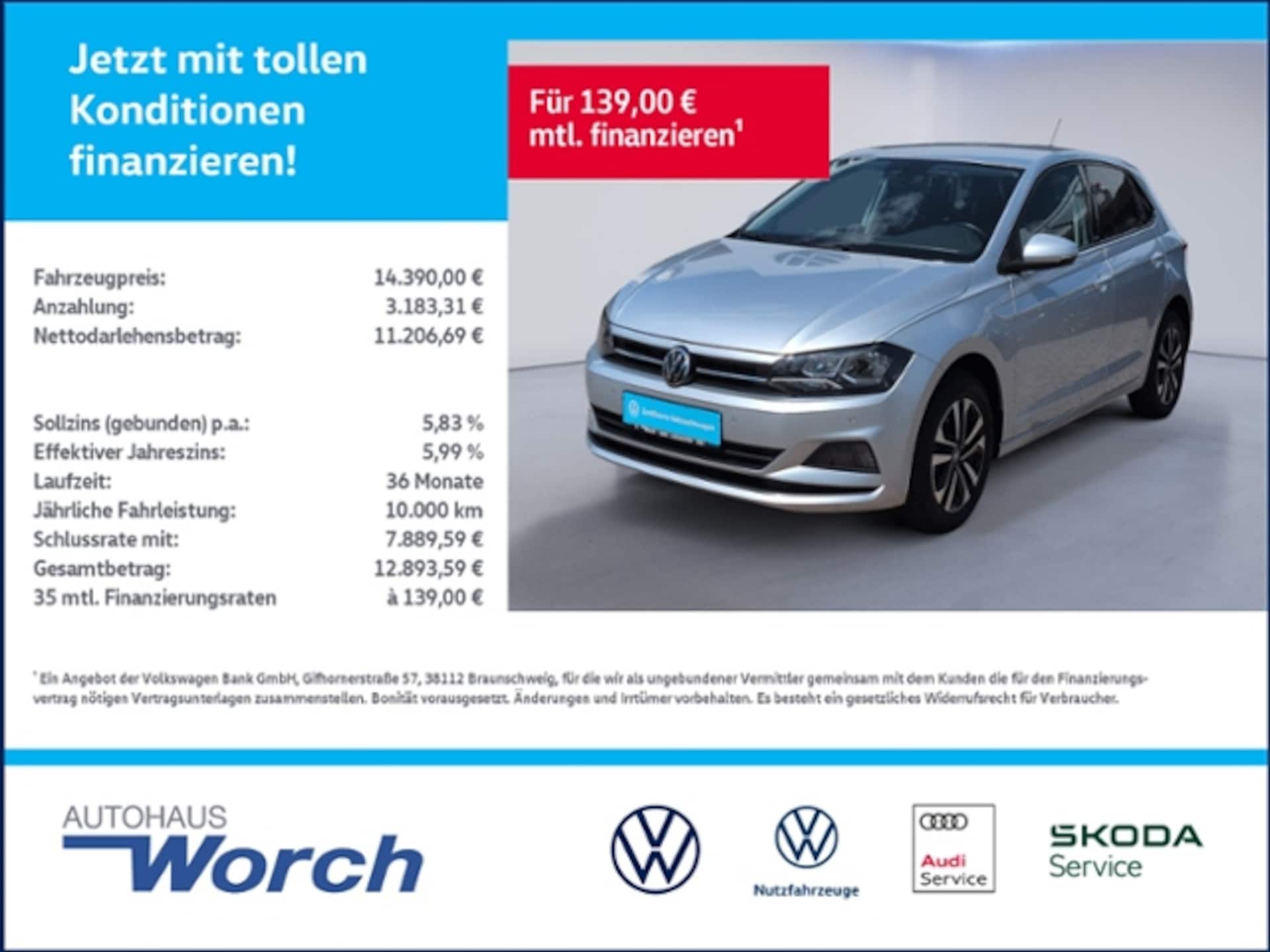Volkswagen Polo — Volkswagen Polo 1.0 TSI United CLIMATRONIC+SHZ+NAVI