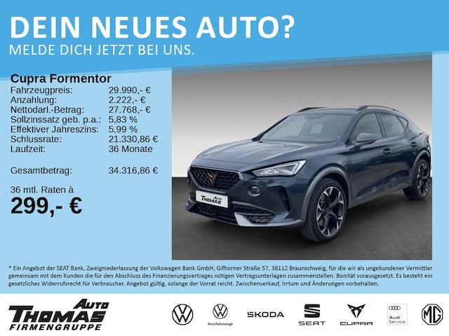 CUPRA Formentor VZ 2.0 TSI 4DRIVE DSG LED+NAVI+ACC (BN28553)