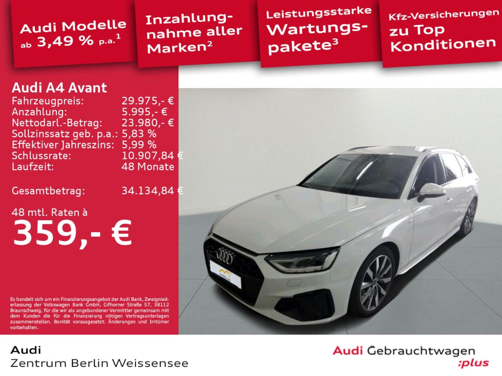Audi A4 Avant S line