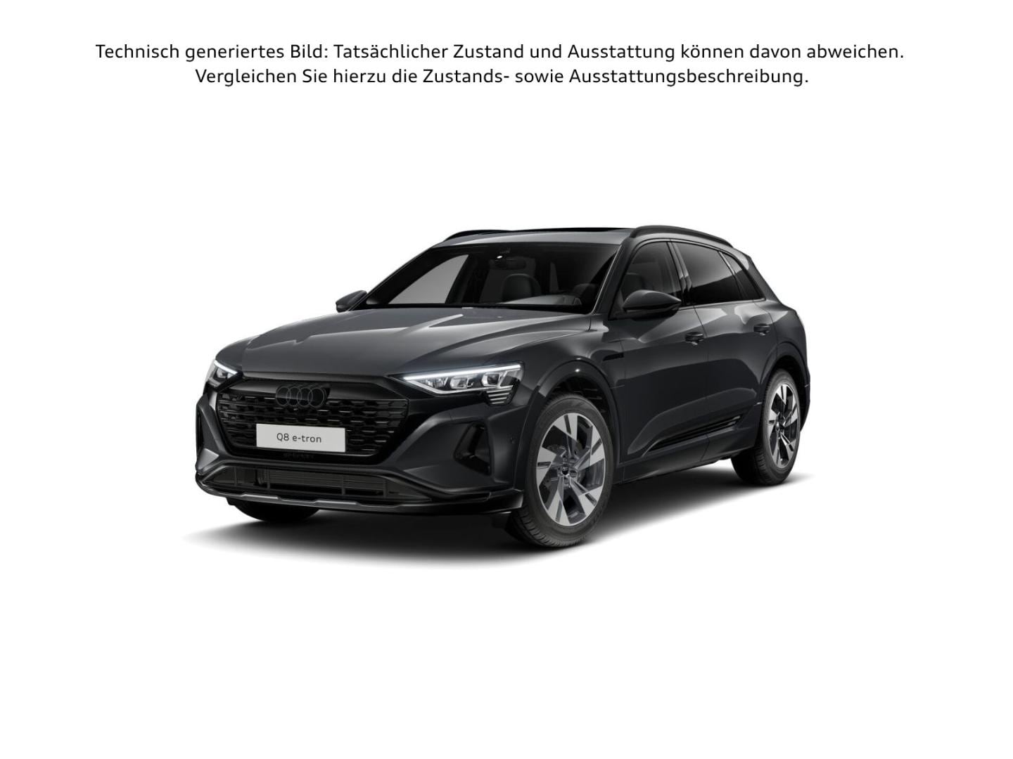 Bild über Audi Q8 e-tron advanced 55 e-tron quattro - für weitere Informationen kontaktieren Sie den Audi Partner