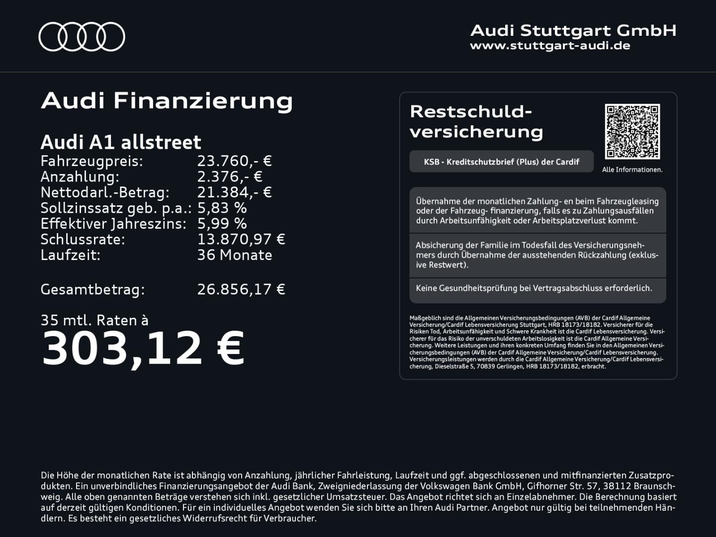 Bild über Audi A1 allstreet 30 TFSI S tronic - für weitere Informationen kontaktieren Sie den Audi Partner