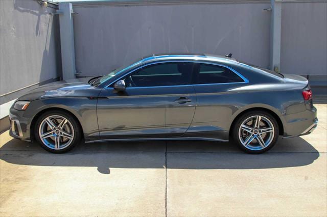 Used 2021 Audi A5 Coupe Premium Plus with VIN WAUTAAF53MA057910 for sale in Sugar Land, TX