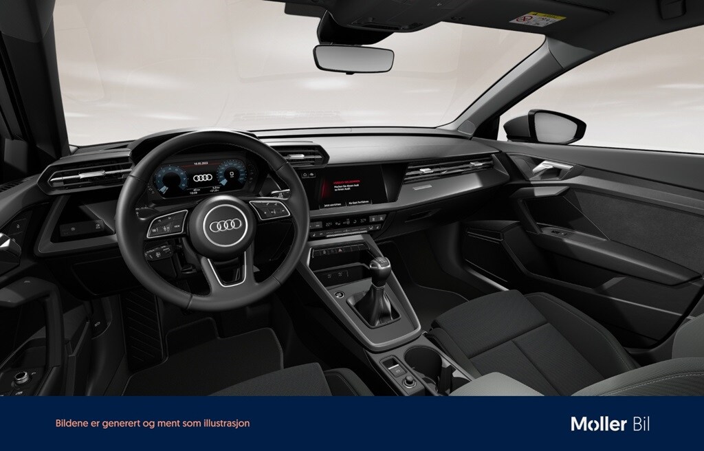Bild som visar Audi A3 Sportback A3 Sportback 35 TFSI Proline 150 hk 6-växlad - för mer information kontakta din Audi Partner