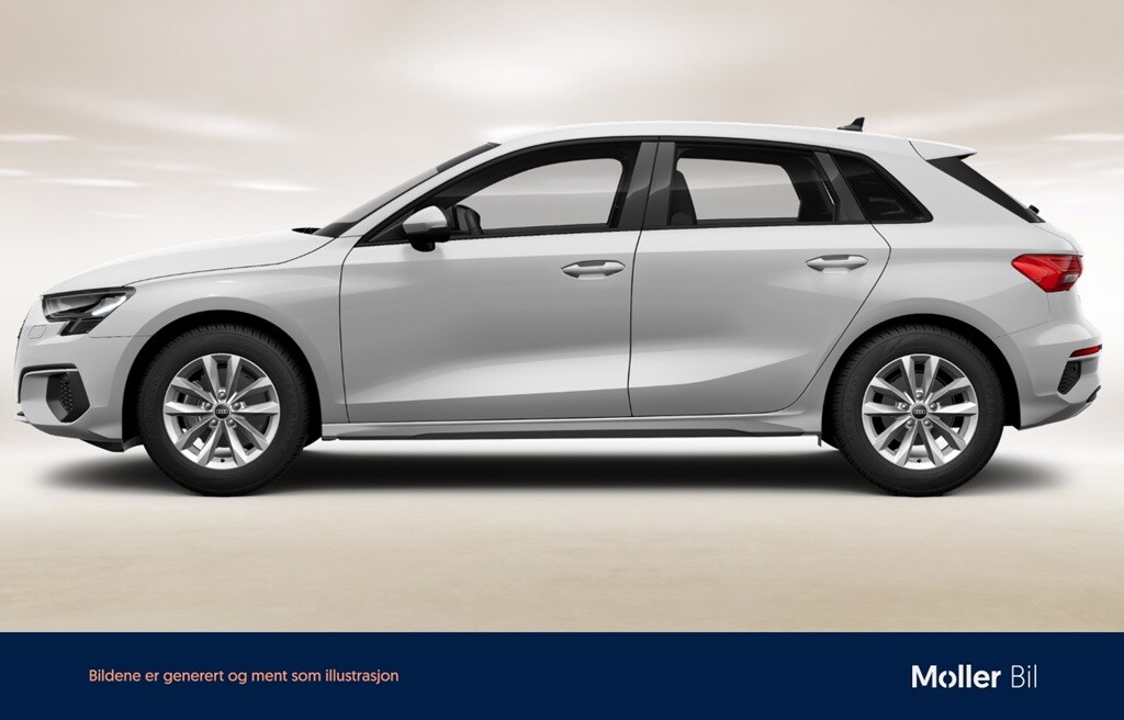Bild som visar Audi A3 Sportback A3 Sportback 35 TFSI Proline 150 hk 6-växlad - för mer information kontakta din Audi Partner