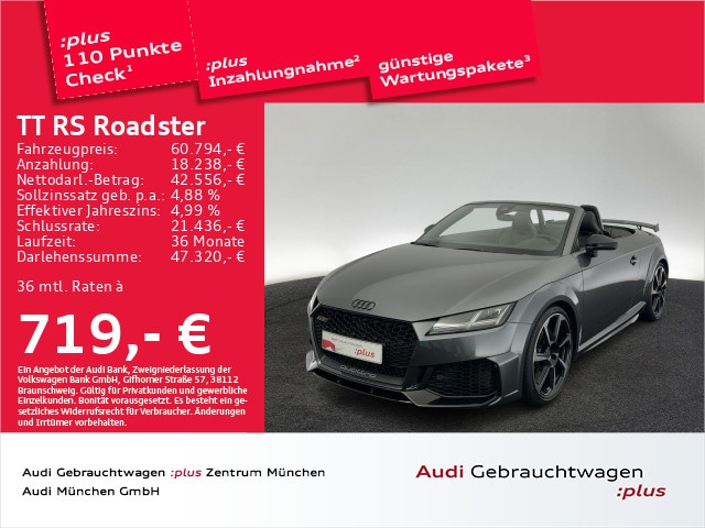 Image about Audi TT RS Roadster TFSI quattro S tronic