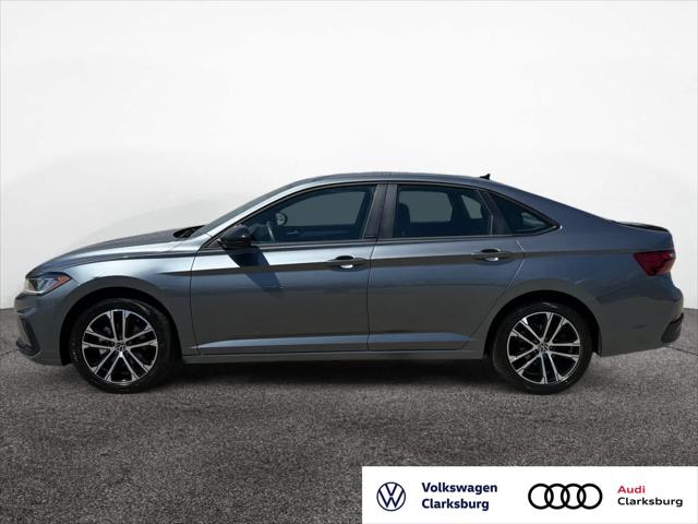 Used 2025 Volkswagen Jetta Sport with VIN 3VWBX7BU7SM049237 for sale in Bridgeport, WV