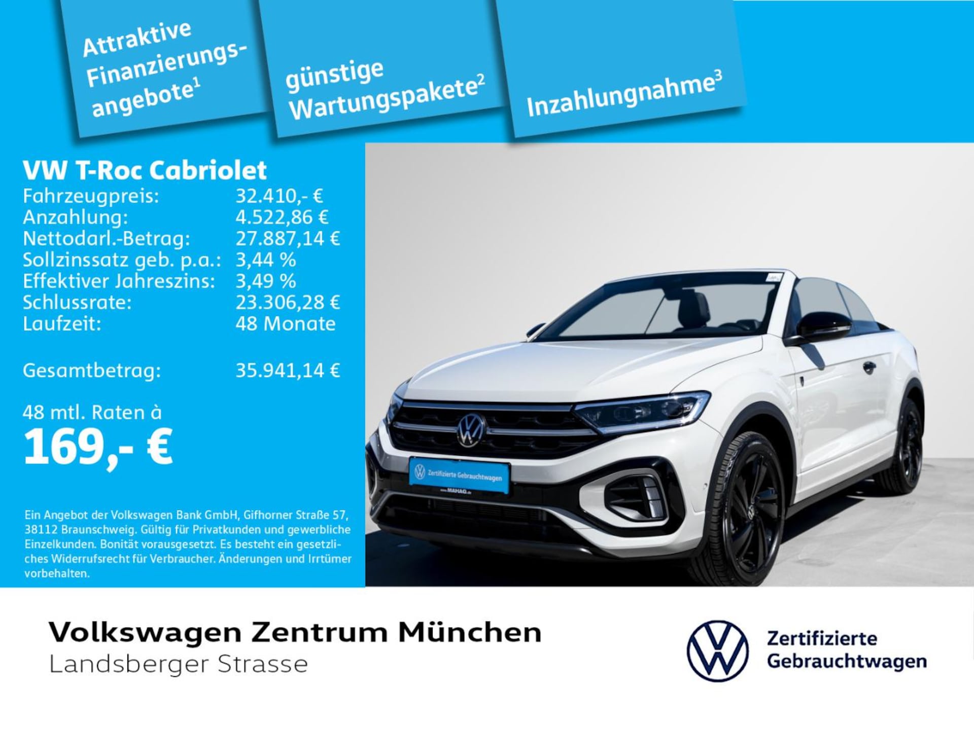 Volkswagen T-Roc Cabriolet R-Line