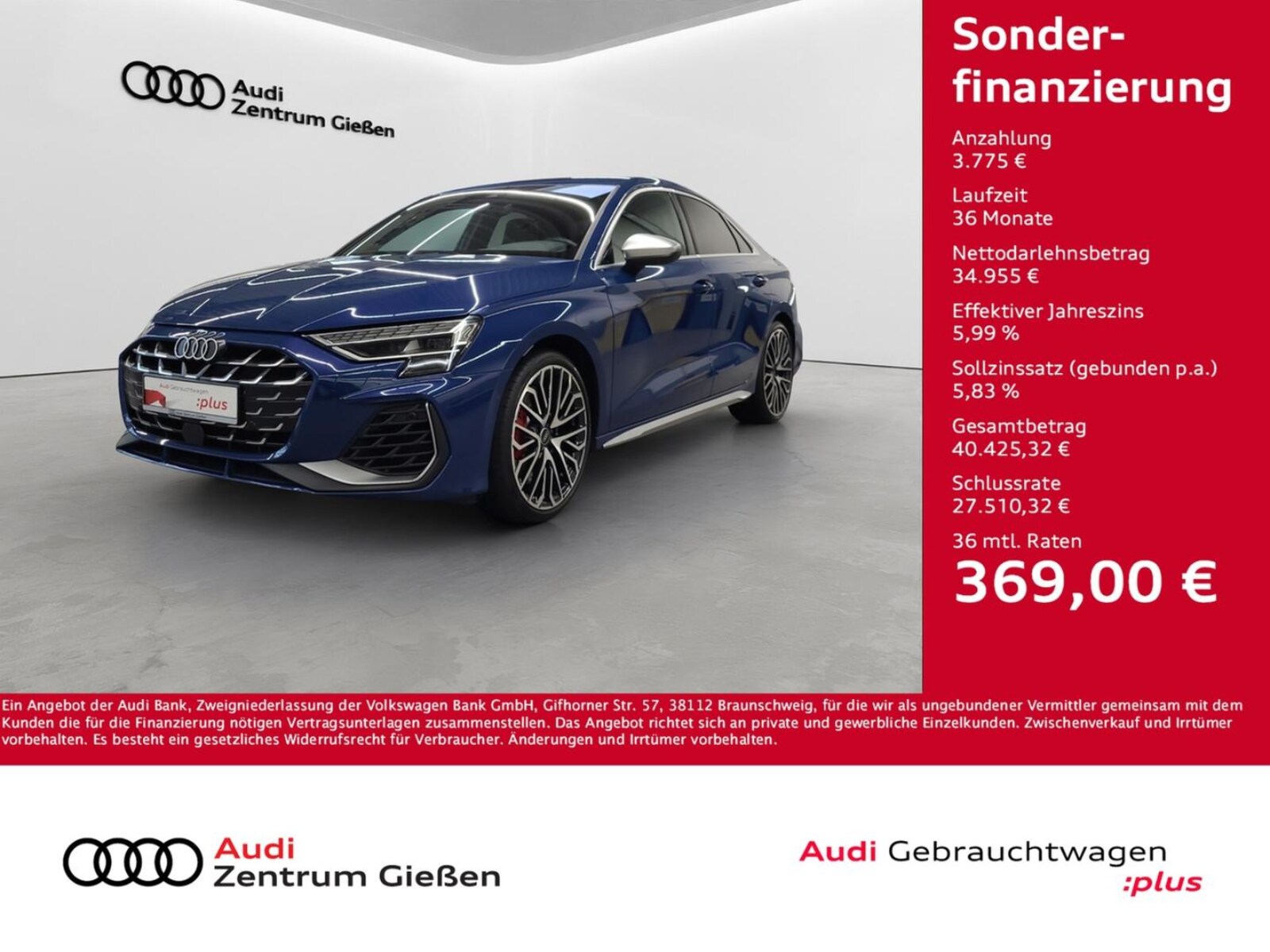 Audi S3 Limousine – Bild 2