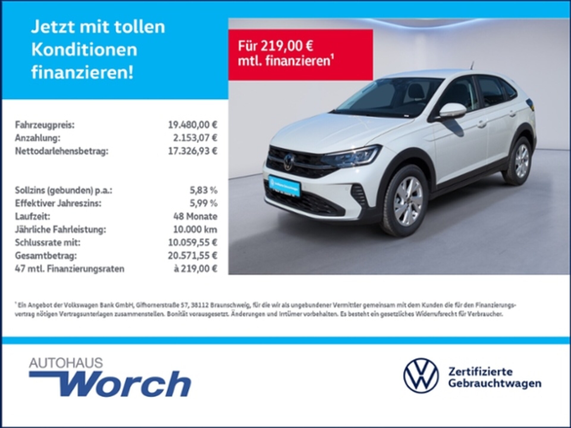 Volkswagen Taigo Basis-Modell