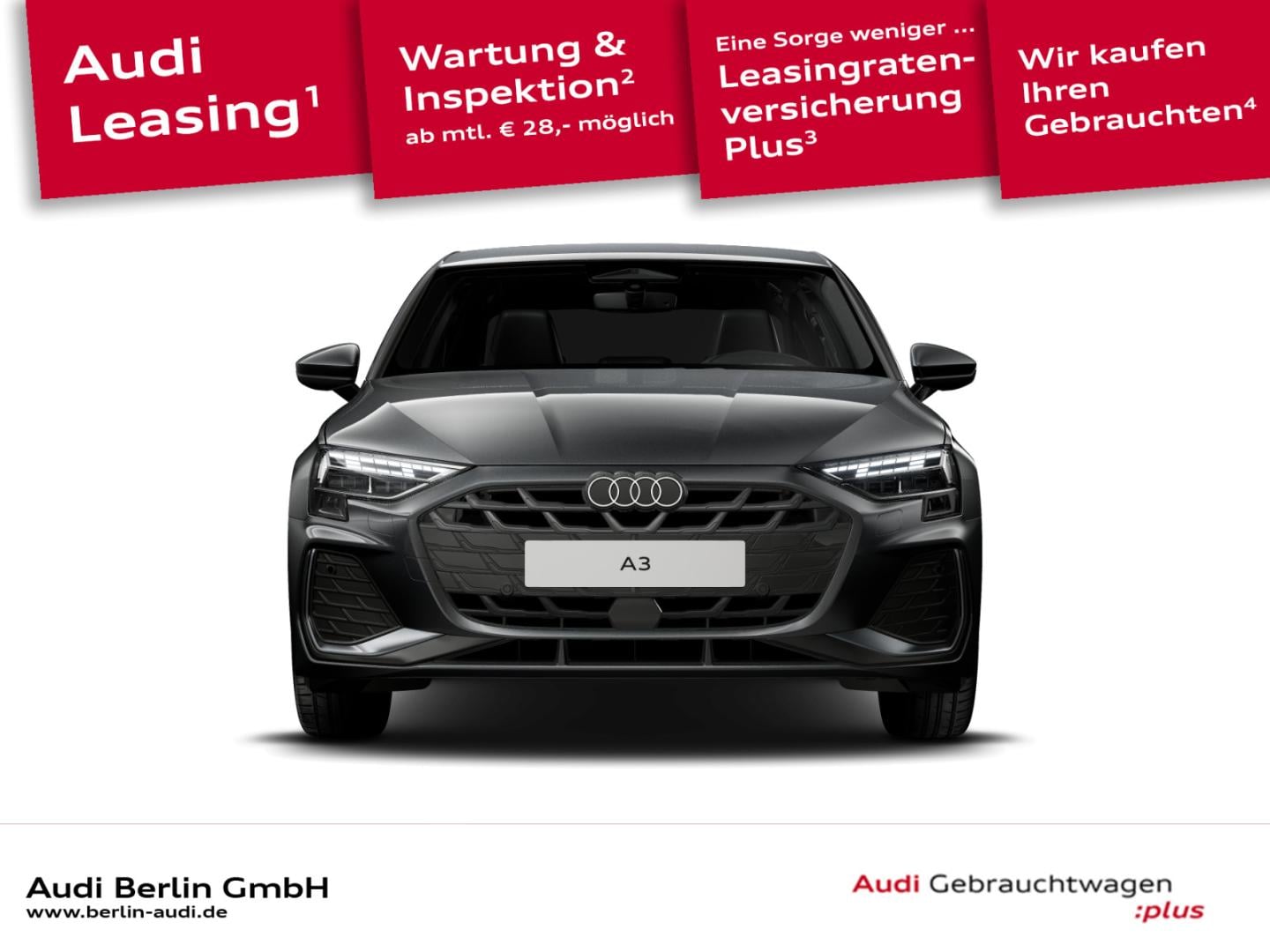 Bild über Audi A3 Limousine TFSI 110 kW S tronic - für weitere Informationen kontaktieren Sie den Audi Partner