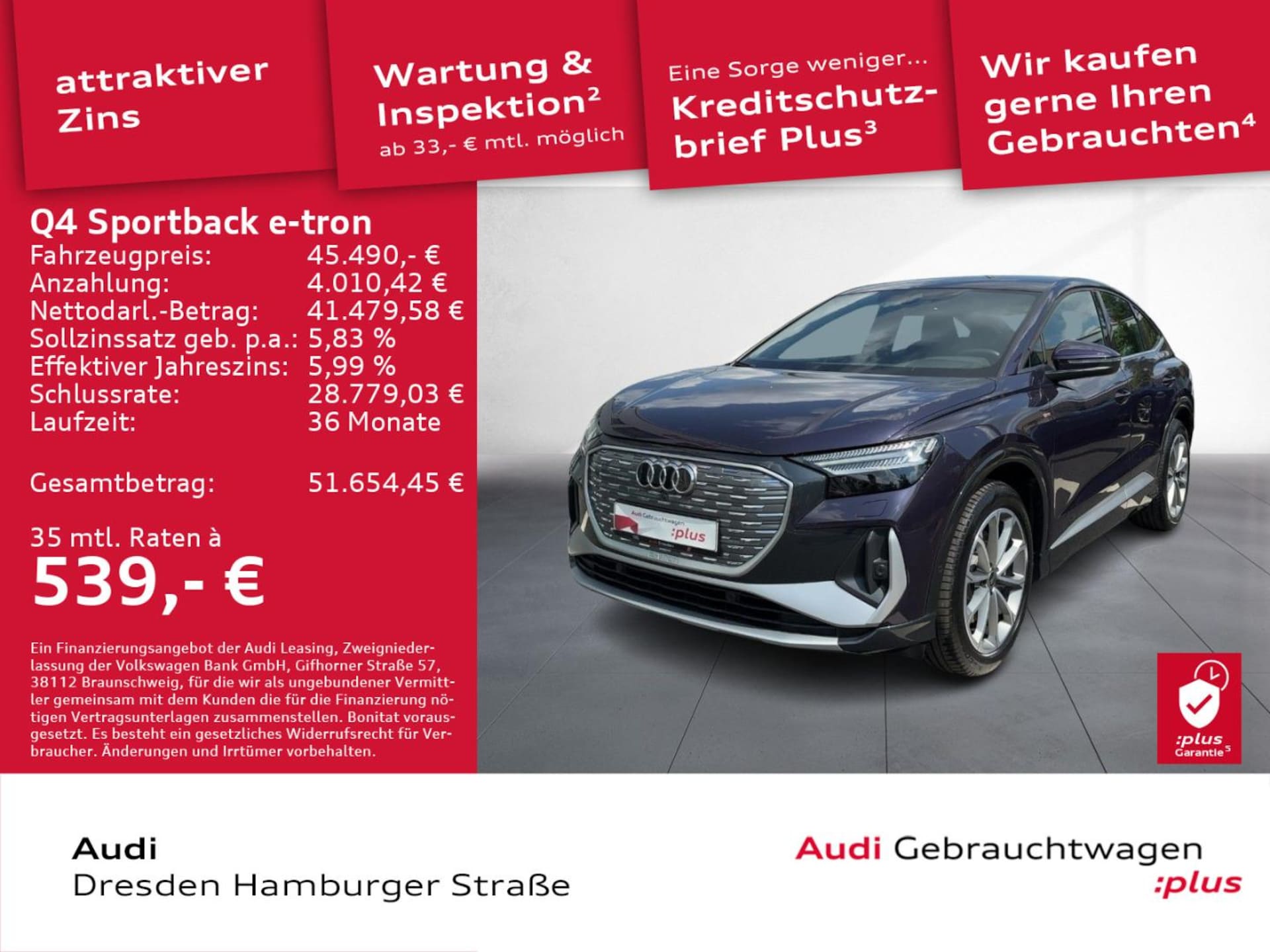 Audi Q4 Sportback e-tron