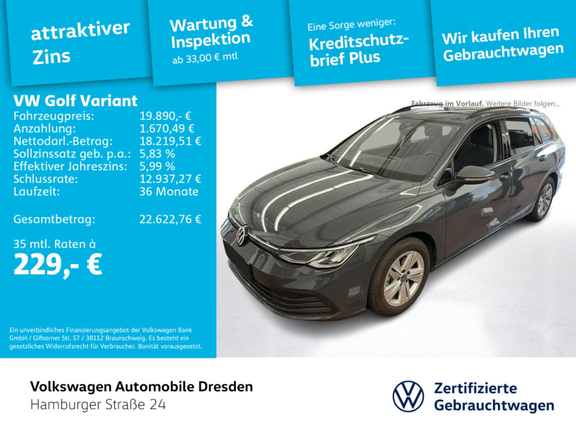 Volkswagen Golf Variant Life