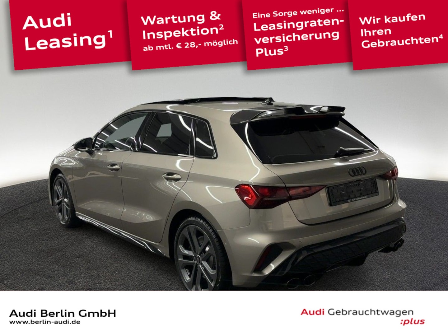Bild über Audi S3 Sportback TFSI quattro S tronic - für weitere Informationen kontaktieren Sie den Audi Partner