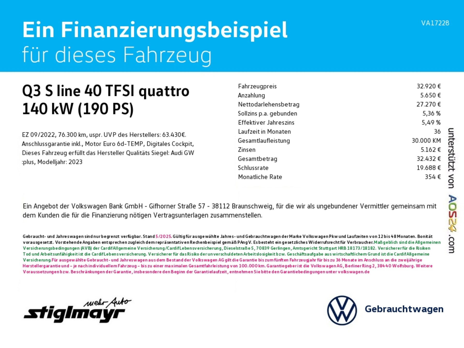 Audi Q3 SUV S line